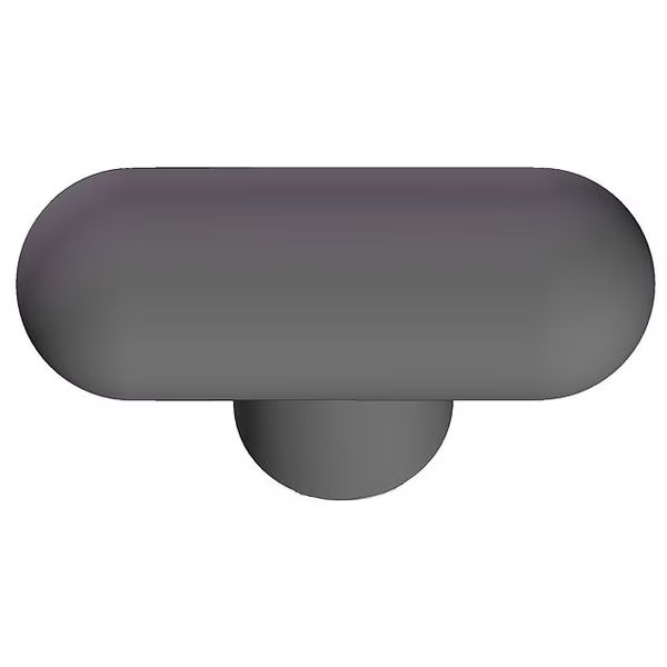 Innovative Components Rounded T Knob, 1/4-20 Thread Size, 1.375"L, Steel