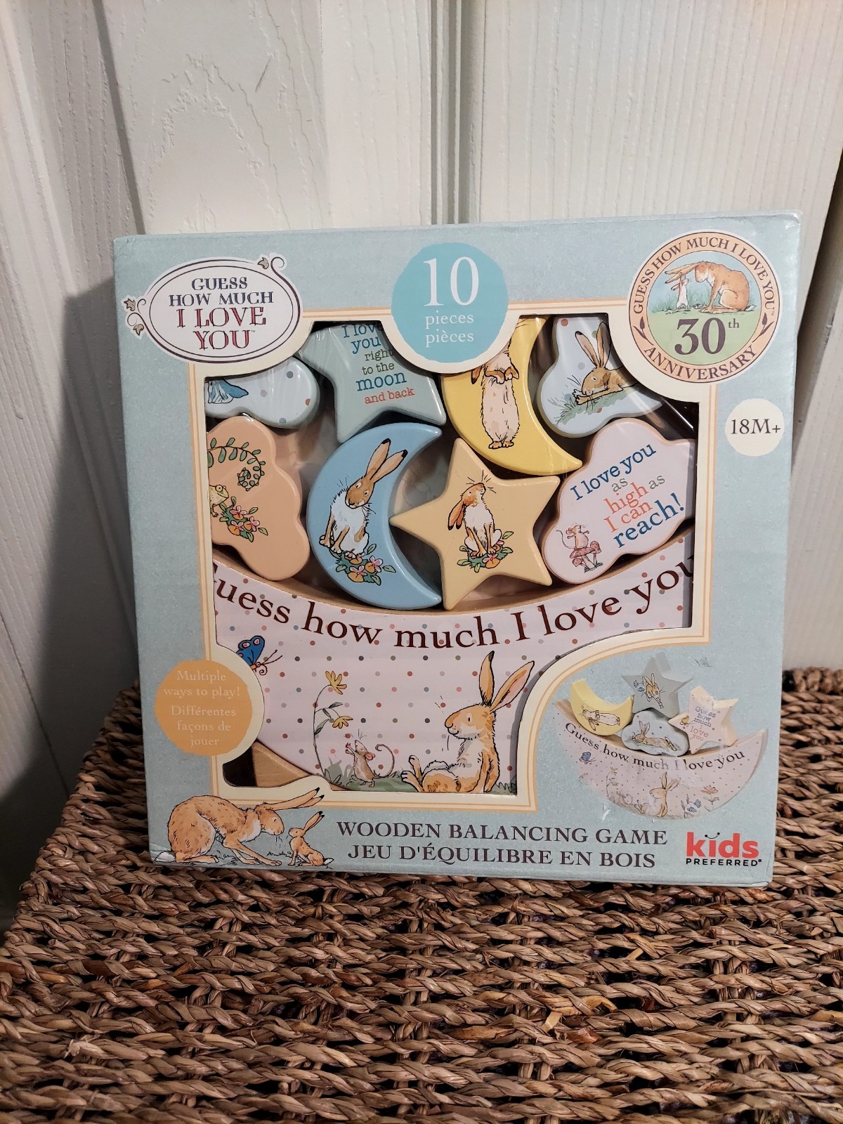 Kids Preferred Wooden Balancing Game Guess How Much I Love You - NIB