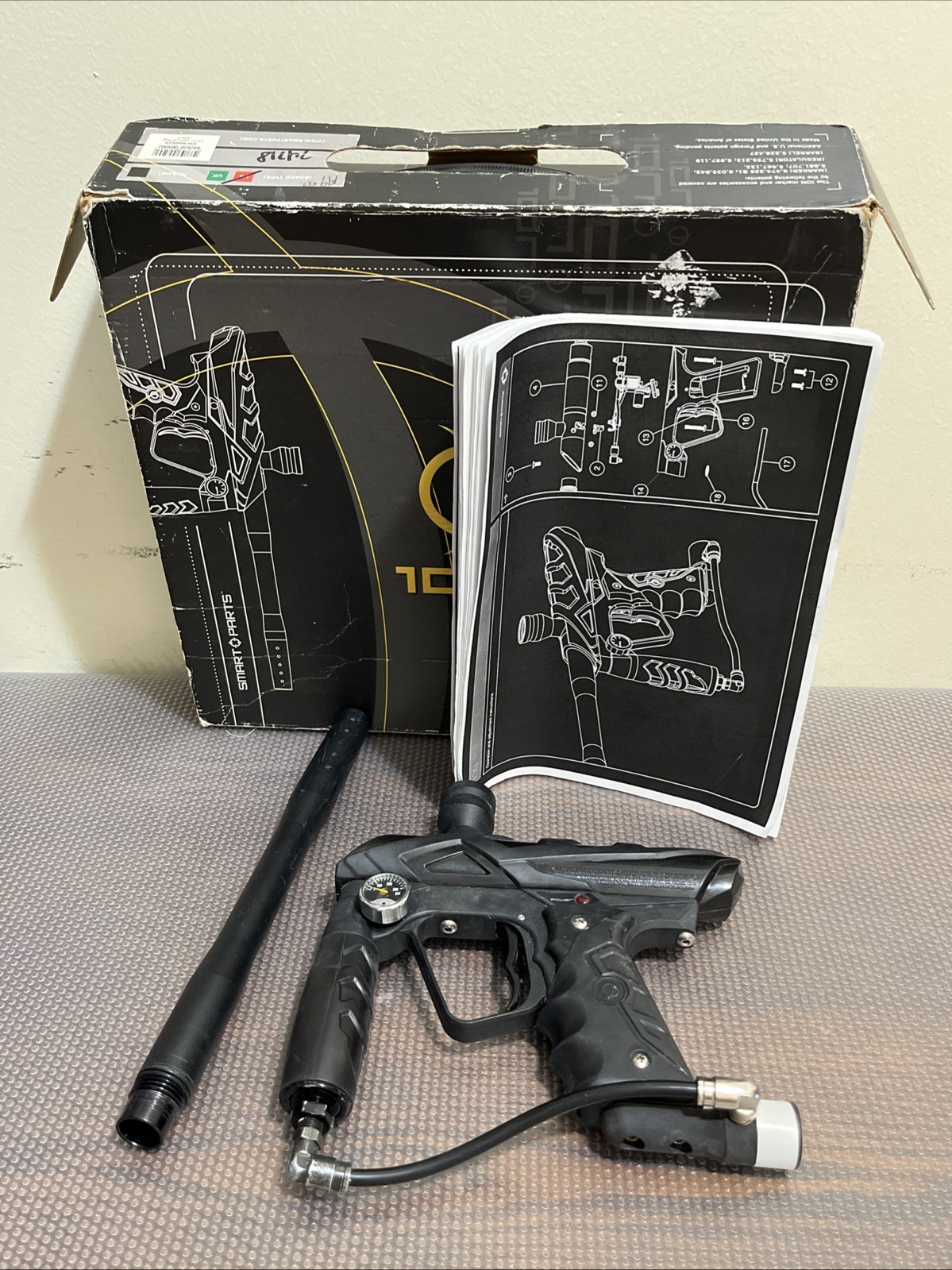 Smart Parts ION Paintball Gun Black - Untested