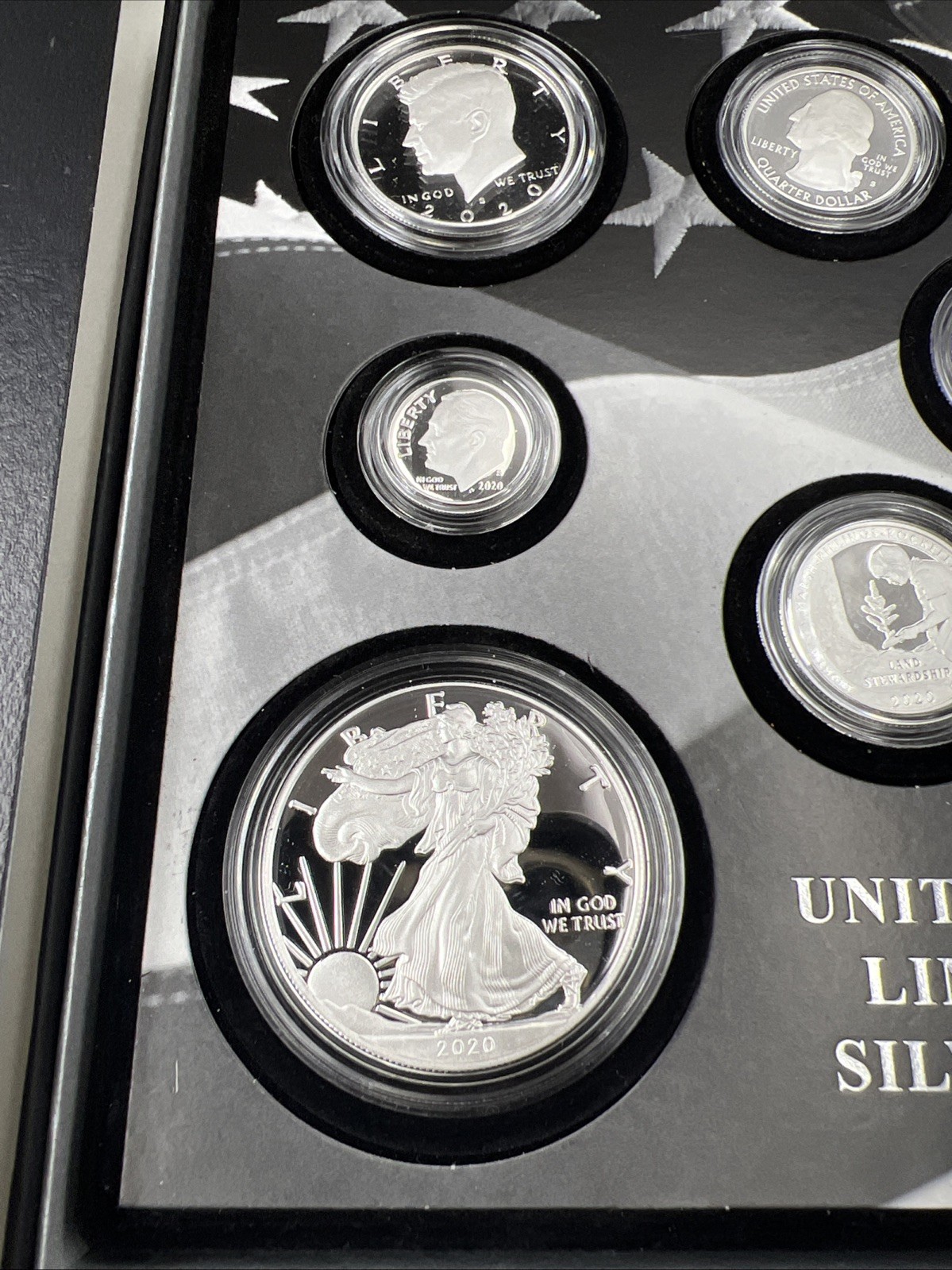 2020 Limited Edition US Silver Proof Set Complete w/ Box COA
