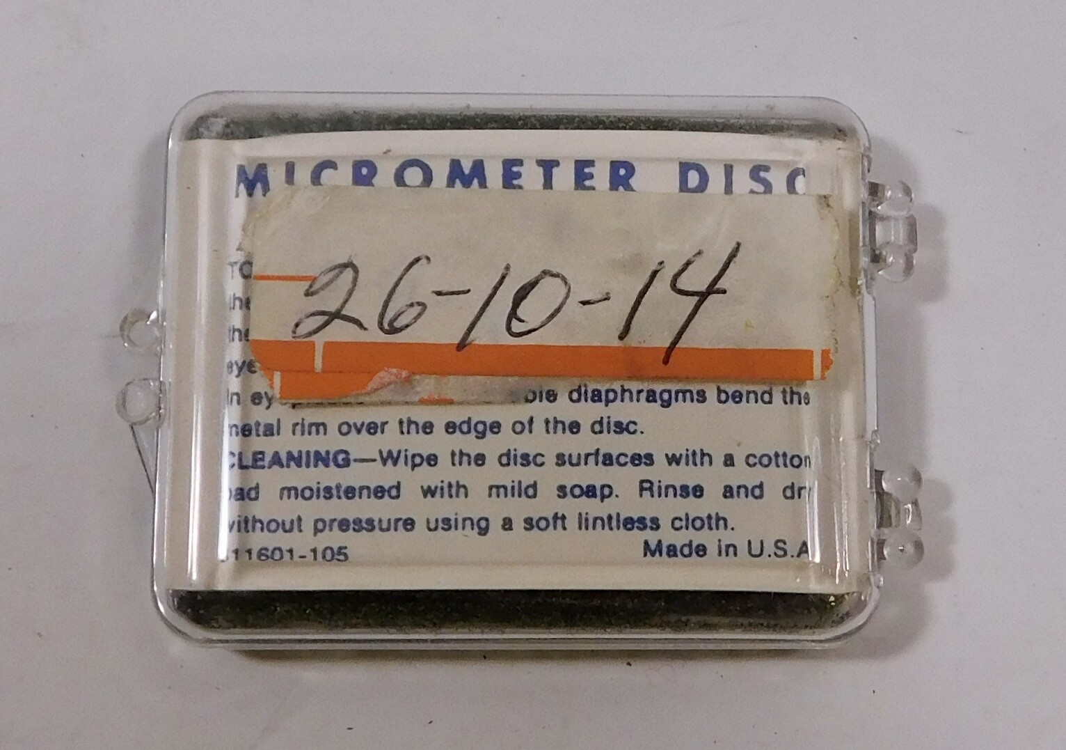 Amscope Microscope Micrometer Disc 31-16-30