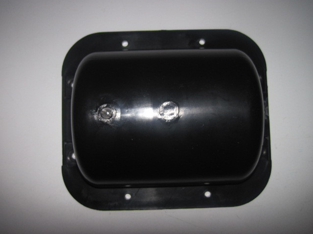 Black Plastic Recessed Speaker Cabinet Replacement Bar Handle