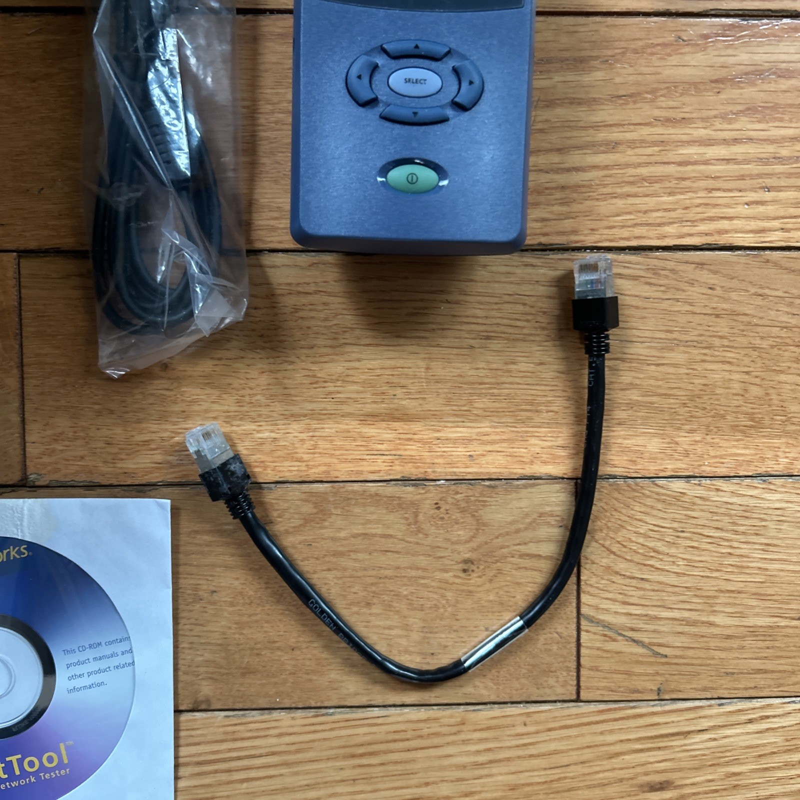 Fluke Networks NetTool 10/100 Inline Network Tester & Wire-mapper Dongle. TESTED