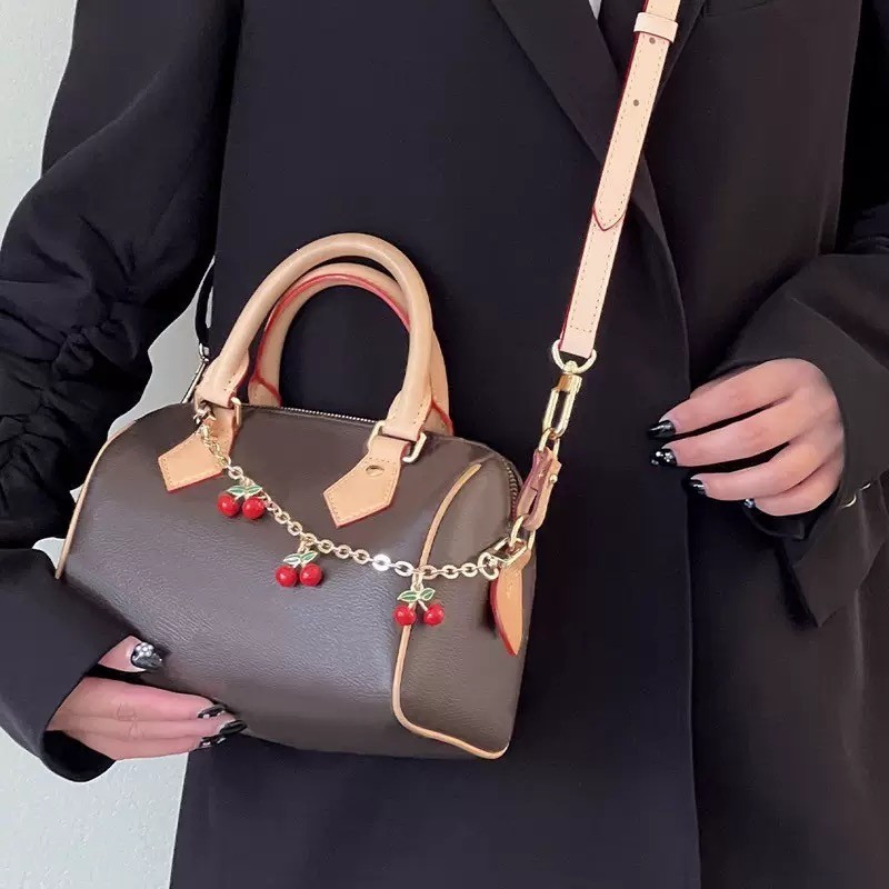 Bag Chain Strap Replacement Extension Shoulder Handbag Purse 10.4" Gold Cherry