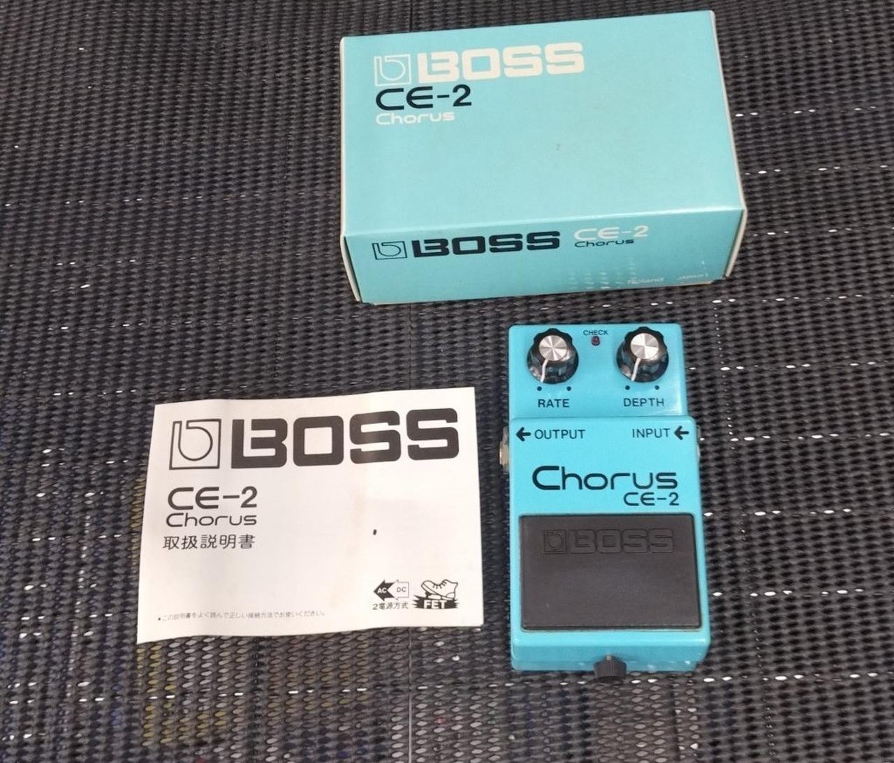BOSS CE-2 Chorus Guitar Effects Pedal Vintage Used Japan