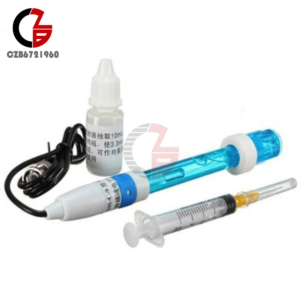 BNC Electrode Probe Hydroponic PH Aquarium+Liquid PH Value Detection Sensor