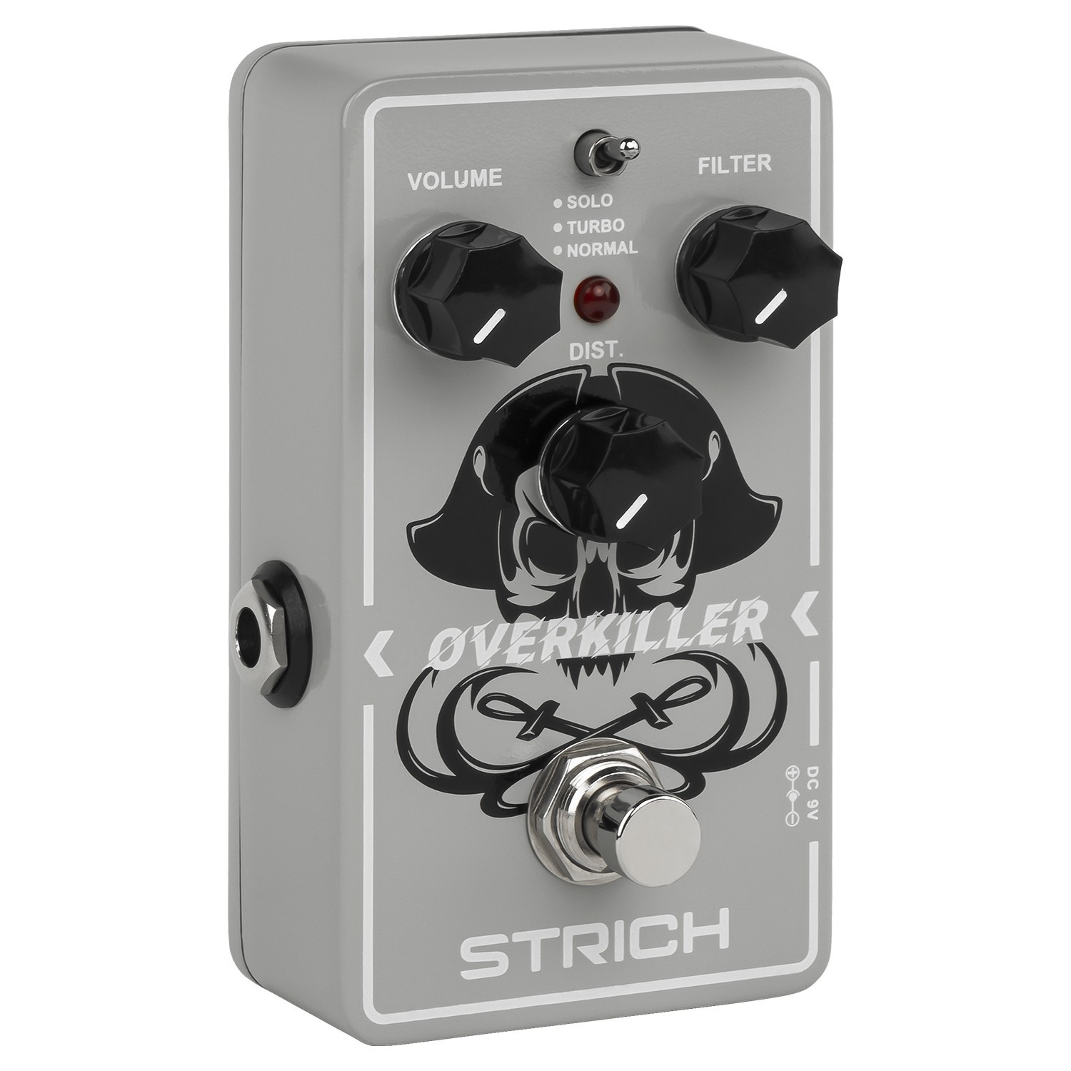 STRICH OVERKILLER Metal Distortion Pedal for Electric Guitar True Bypass,Volume