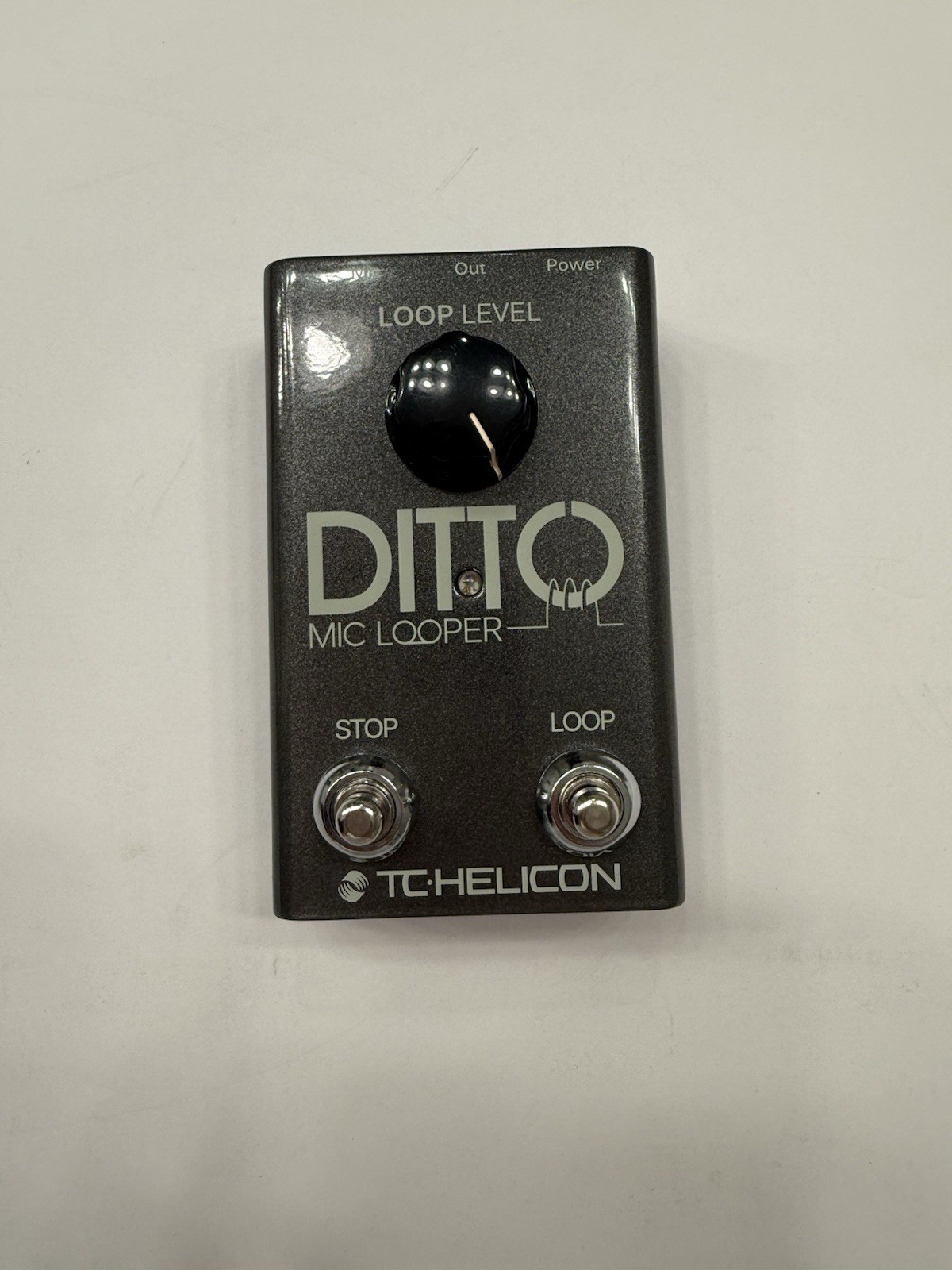 TC Helicon Ditto Mic Looper Loop Vocal Effect Pedal + Box & Power Supply