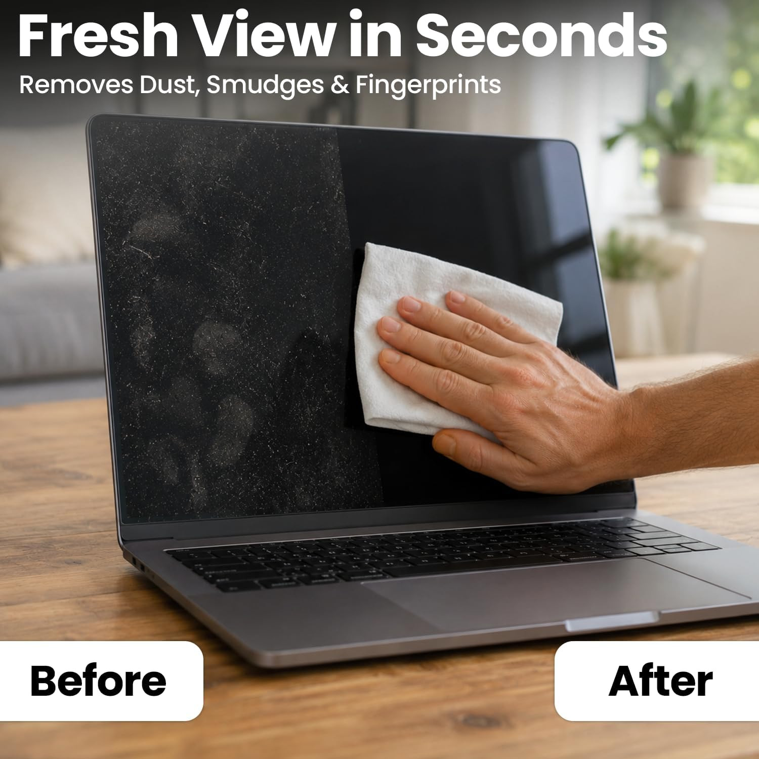 Screen Wipes - Electronic Wipes, Computer Screen Cleaner Wipes for Electronic...