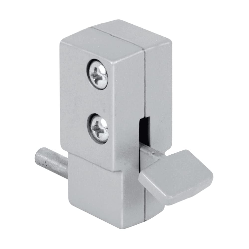 Prime-Line U 9877 Aluminum, Step-On Sliding Patio Door Lock (Single Pack)
