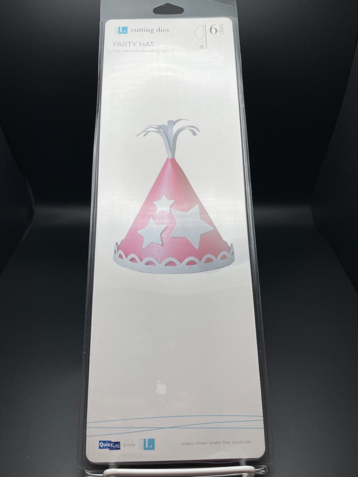 NEW 3D QUICKUTZ CUTTING DIES PARTY HAT BIRTHDAY 6 DIES LIFESTYLE CRAFTS DC0227