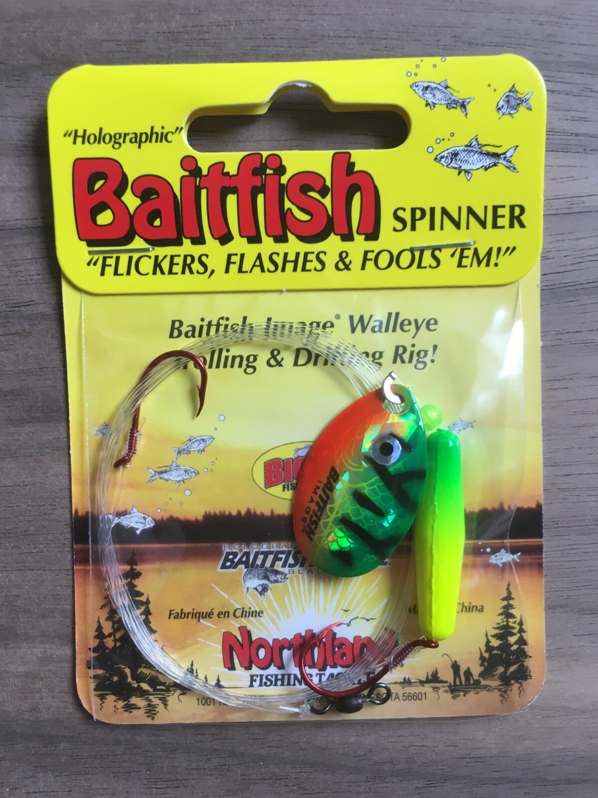 Northland Fishing Tackle - Baitfish Float'N Spin - Firetiger
