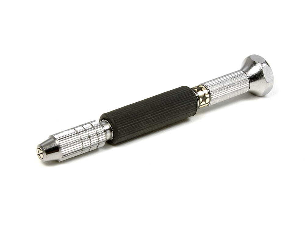 TAMIYA 74112 Fine Pin Vise D-R Hand Drill (0.1-3.2mm)