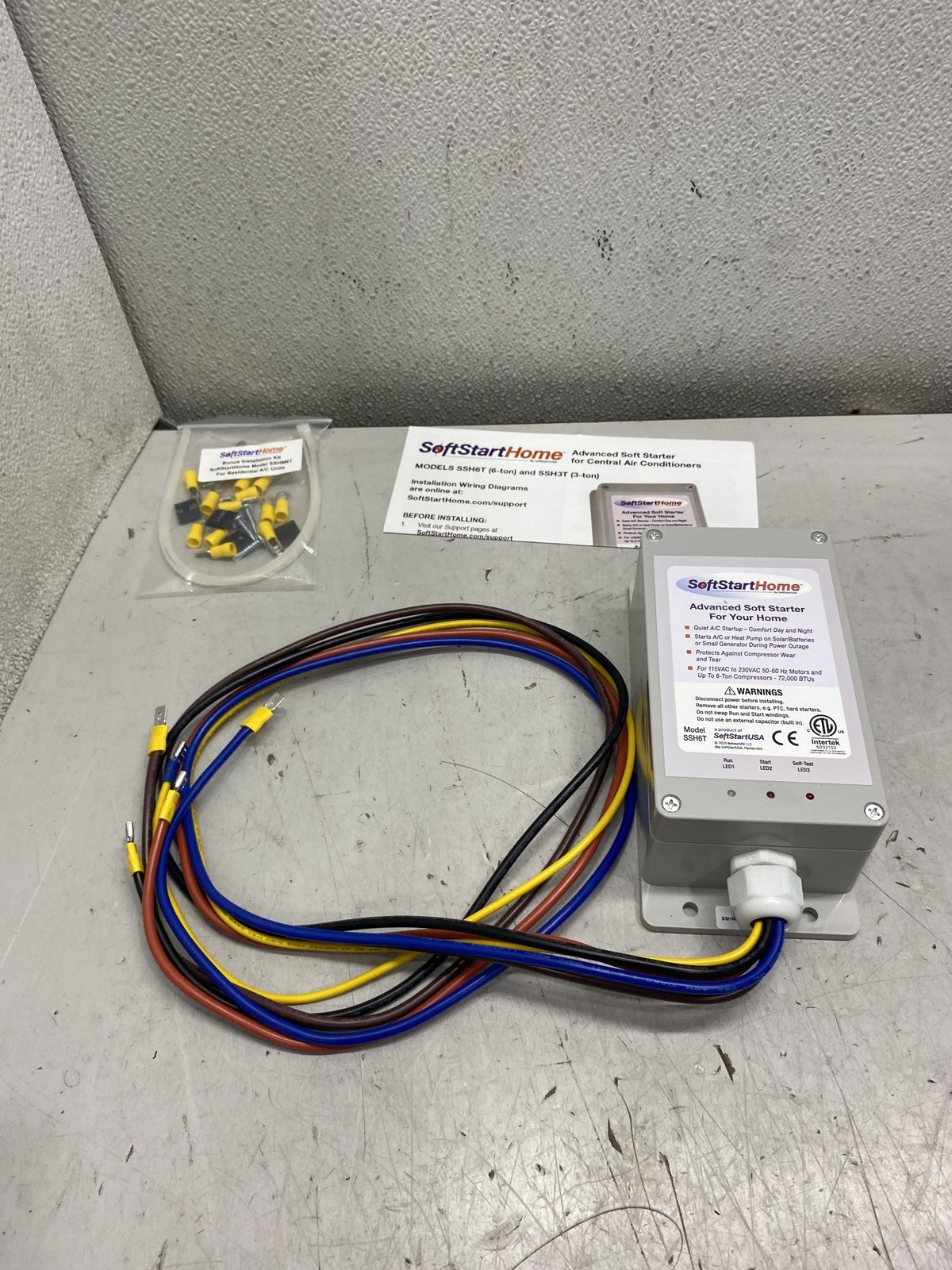 SoftStartHome SSH6T up to 6 Ton Central A/C Soft Starter