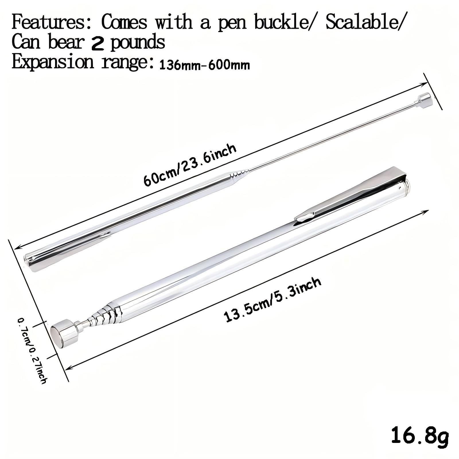 Adullpony Telescoping Magnetic Pickup Tool - Extendable Stick 2Pcs Includes...