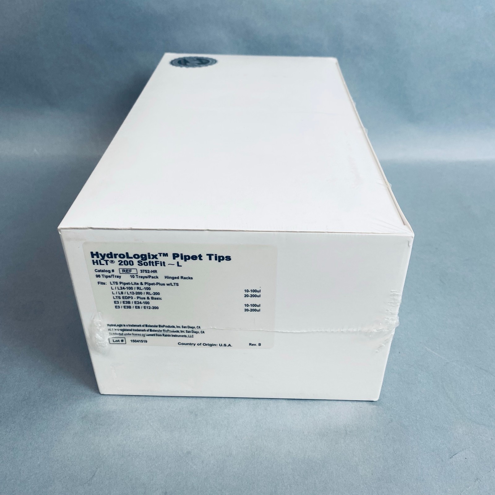 Hydrologix HLT 200 Pipette Tips SoftFit-L 200 ul Pack of 10 Racks