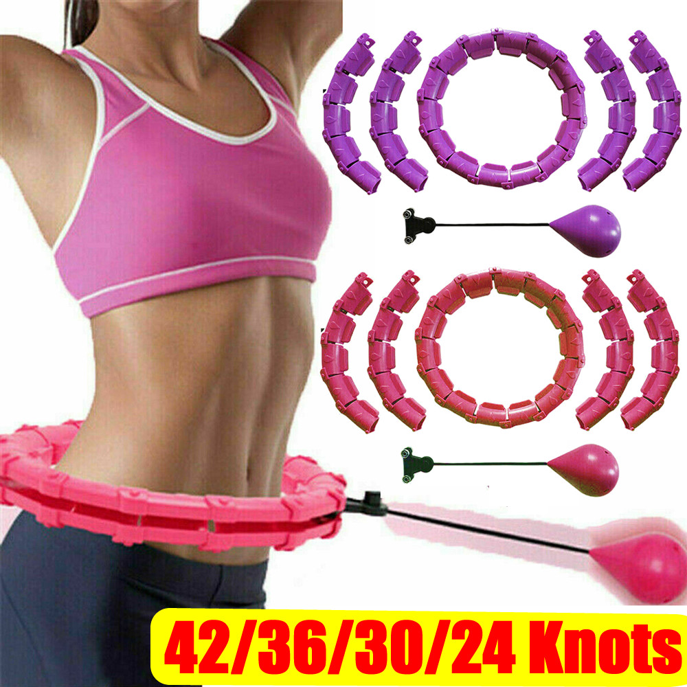 24/36 Knots Smart Hula Hoop Detachable Massage Exerciser Fitness