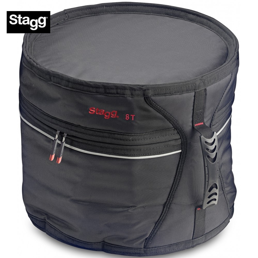 Stagg STTB-8 Durable Padded Drum Bag for 8" Tom - Black