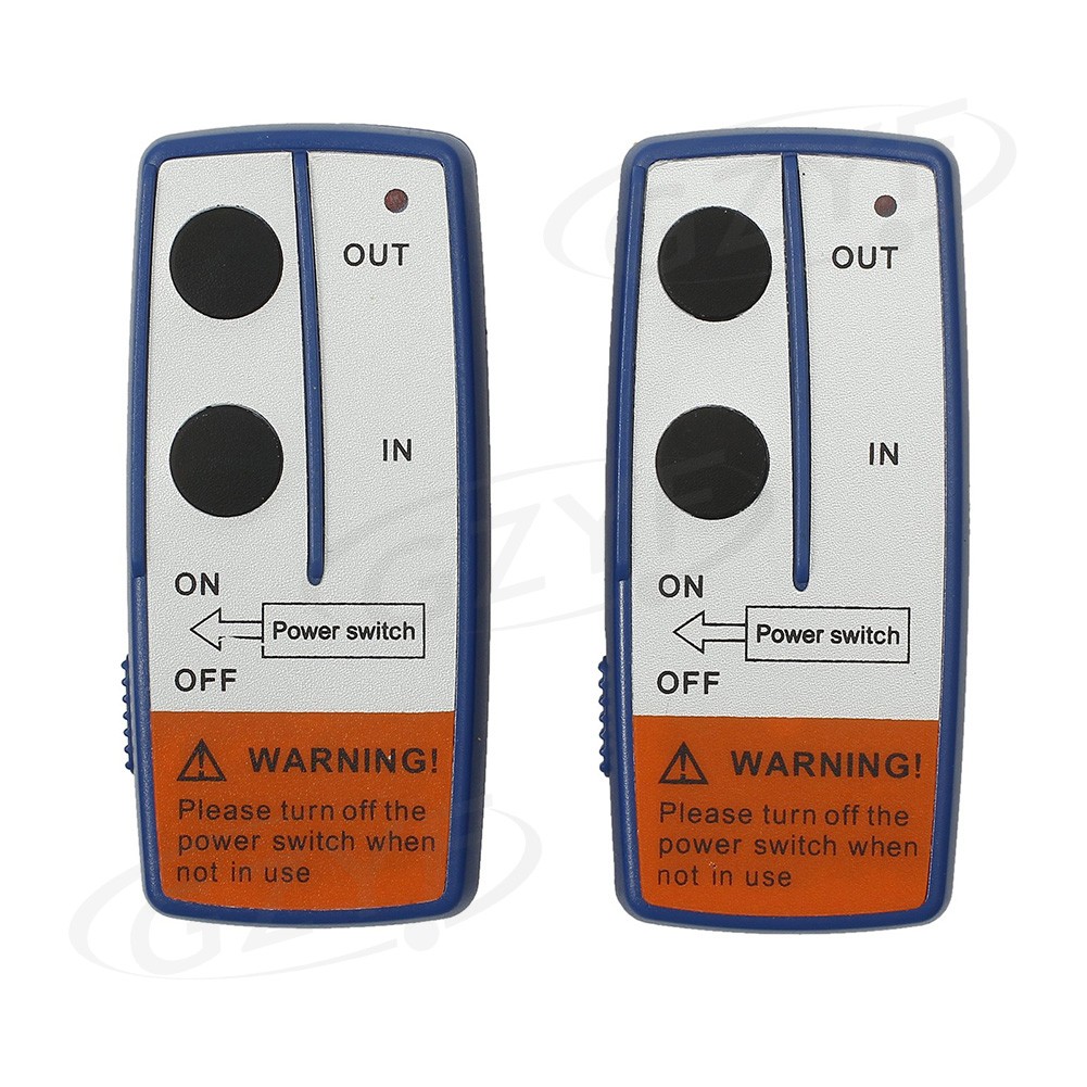 12 Volt Wireless Winch Remote Control Twin Handset 150ft New