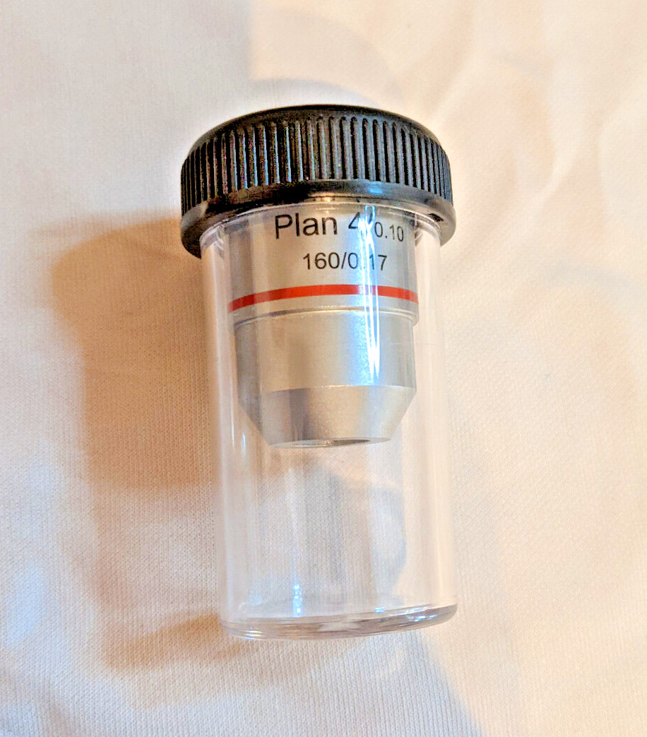 4x Microscope Objective Plan 4/0.10   160/0.17