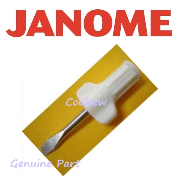 JANOME GENUINE SMALL NEEDLE PLATE WING SCREWDRIVER  820832005 HANDY TOOL