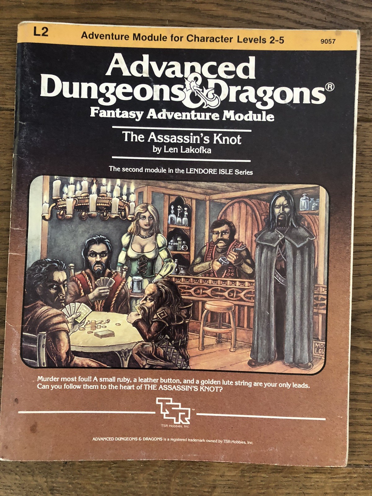 The Assassin's Knot. AD&D Module L2. Excellent condition.  TSR 9057. 1983 BR44