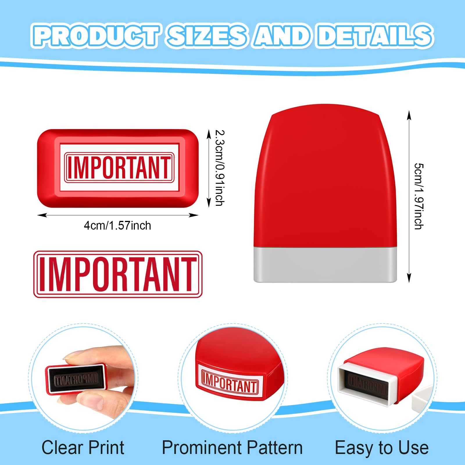 16 Pcs Office Stamp Set Message Inking Stamp Set for Office Stamps Completed ...