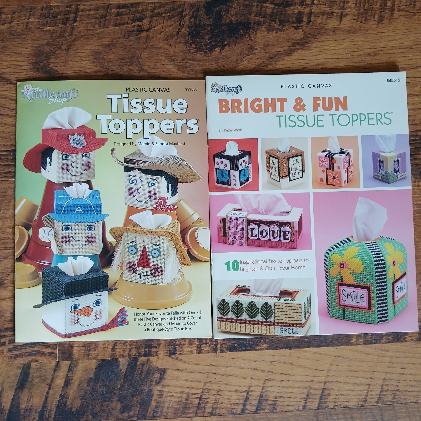 Vintage 1990’s Plastic Canvas Pattern Leaflets/Books Lots Needlepoint YOU CHOOSE