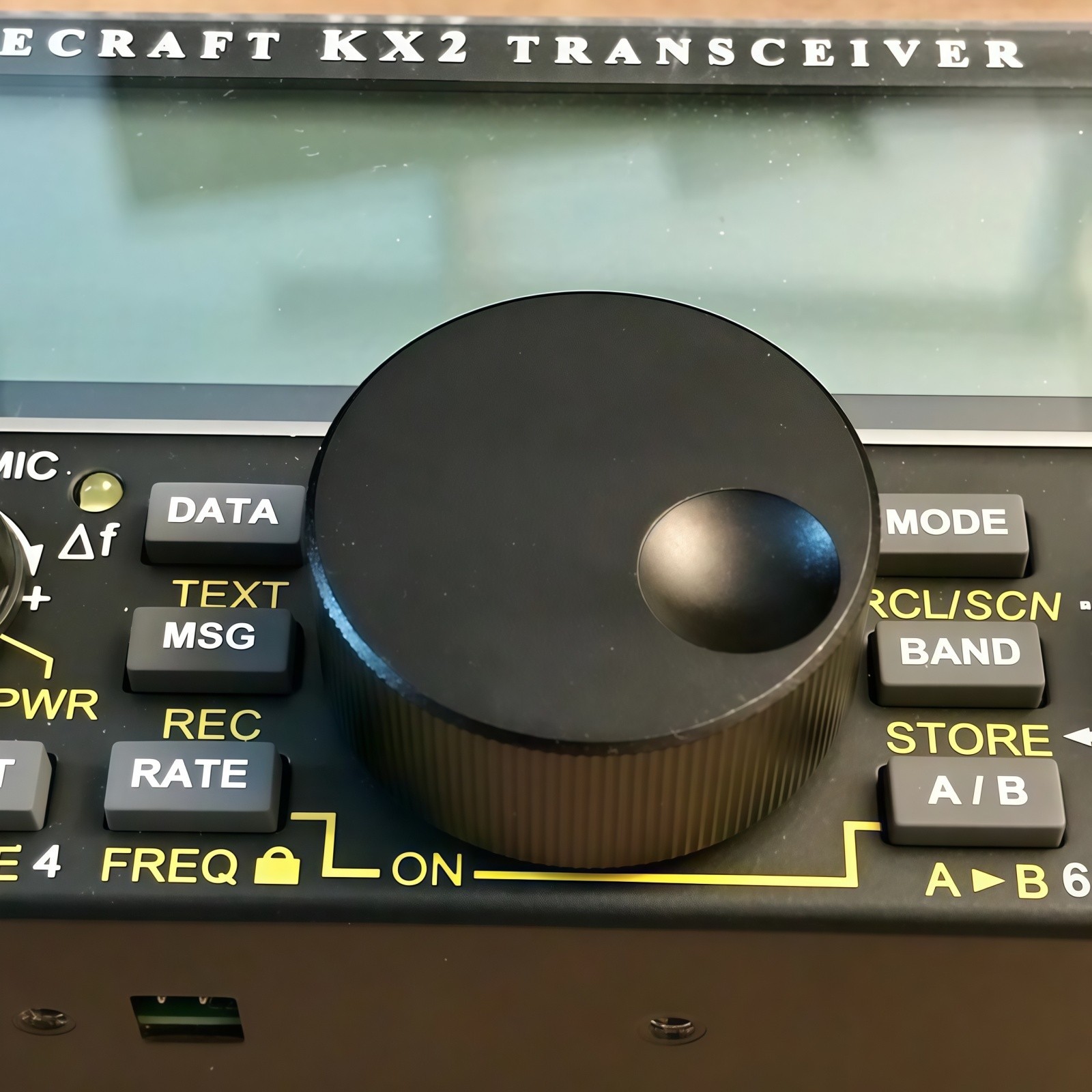 Metal Deluxe Solid Potentiometer CNC VFO knob for Elecraft KX2 / KX1 HF radio