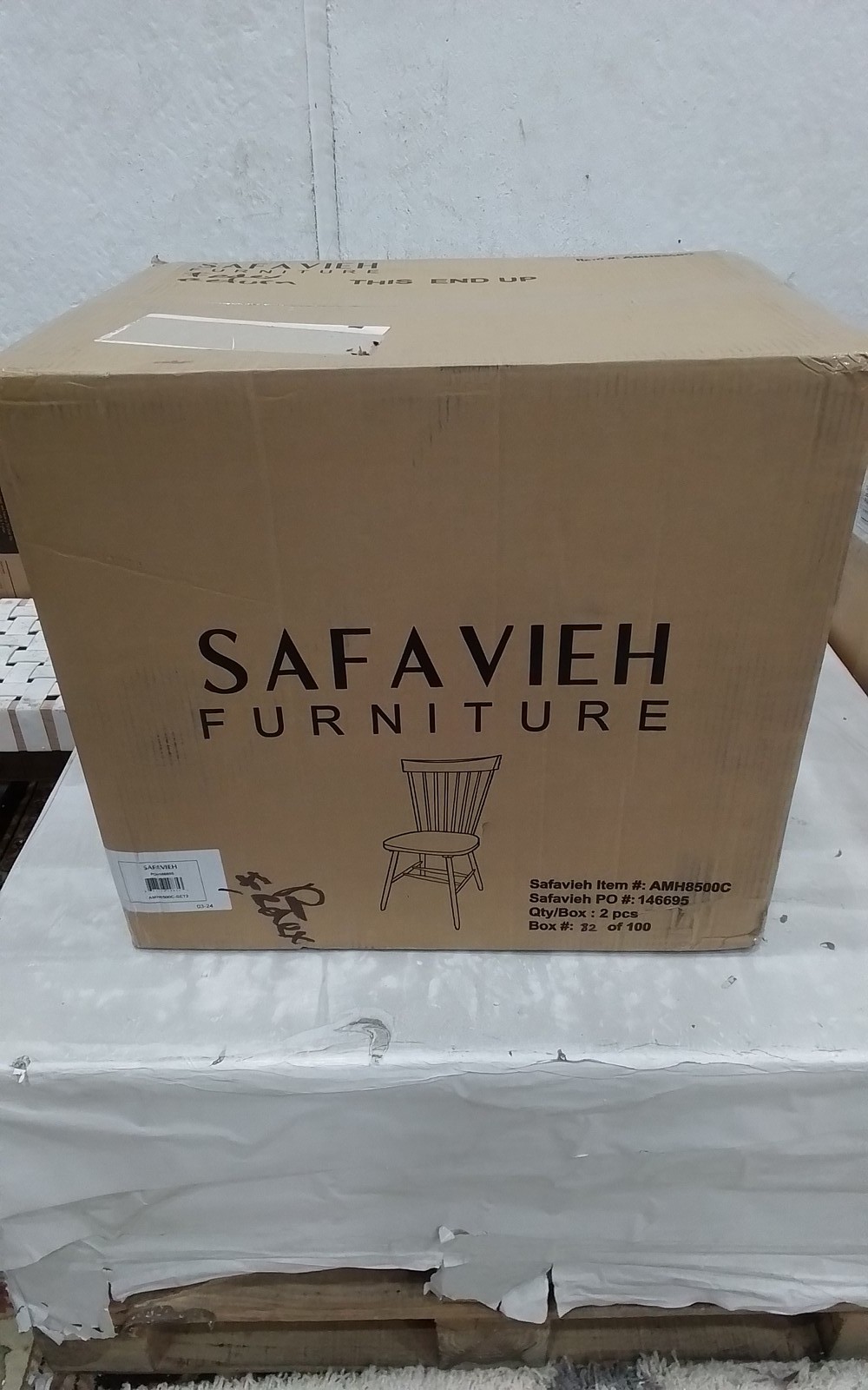 Safavieh PARKER SPINDEL SIDE CHAIR, Reduced Price 2172771350 AMH8500C