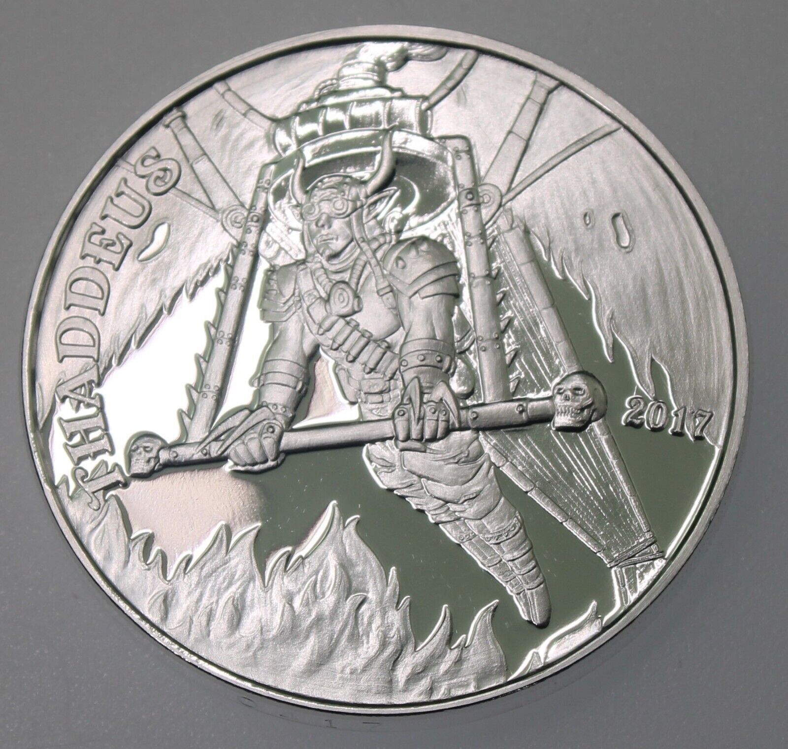 2017 Steampunk Spirits THADDEUS Angels and Demons 1 oz .999 Silver PROOF w/ COA