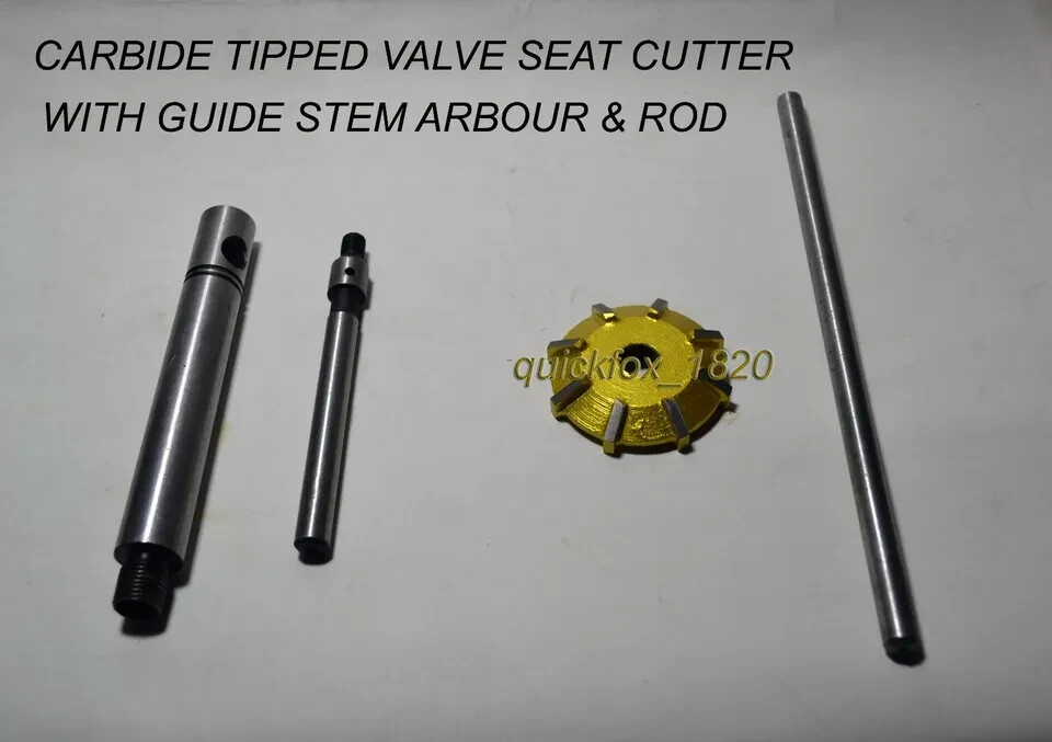 HONDA ACTIVA VALVE SEAT CUTTER SET CARBIDE TIPPED 24,28 mm 45 DEG 25 MM 70 DEG