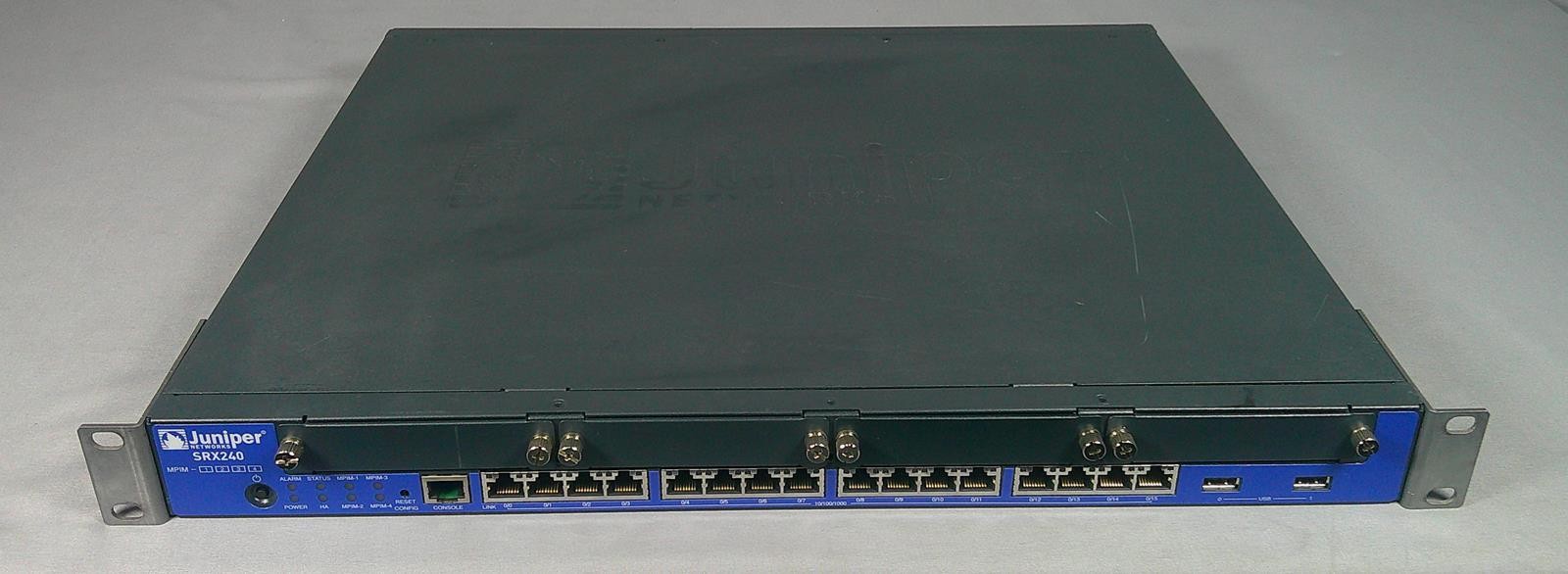 JUNIPER SRX240 Gateway Firewall Router Security Appliance ***Used Good ***