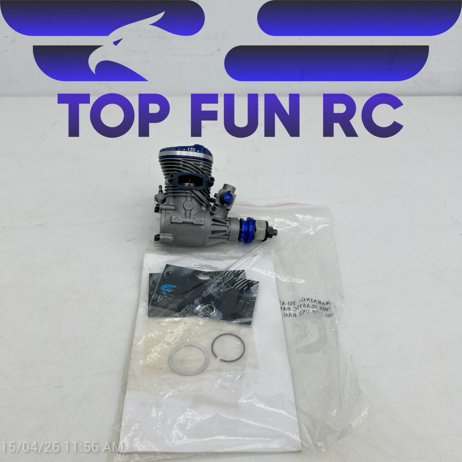 Evolution .120 Nitro Rc Engine Strong Compression