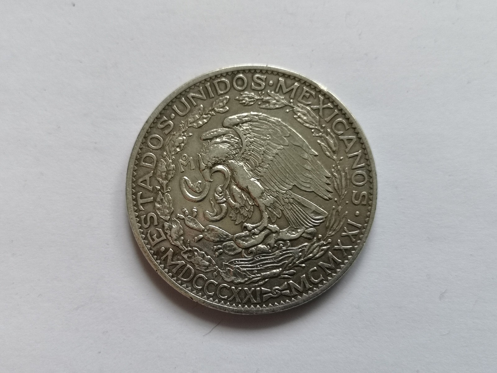 Mexico ,silver Dos Pesos 1921