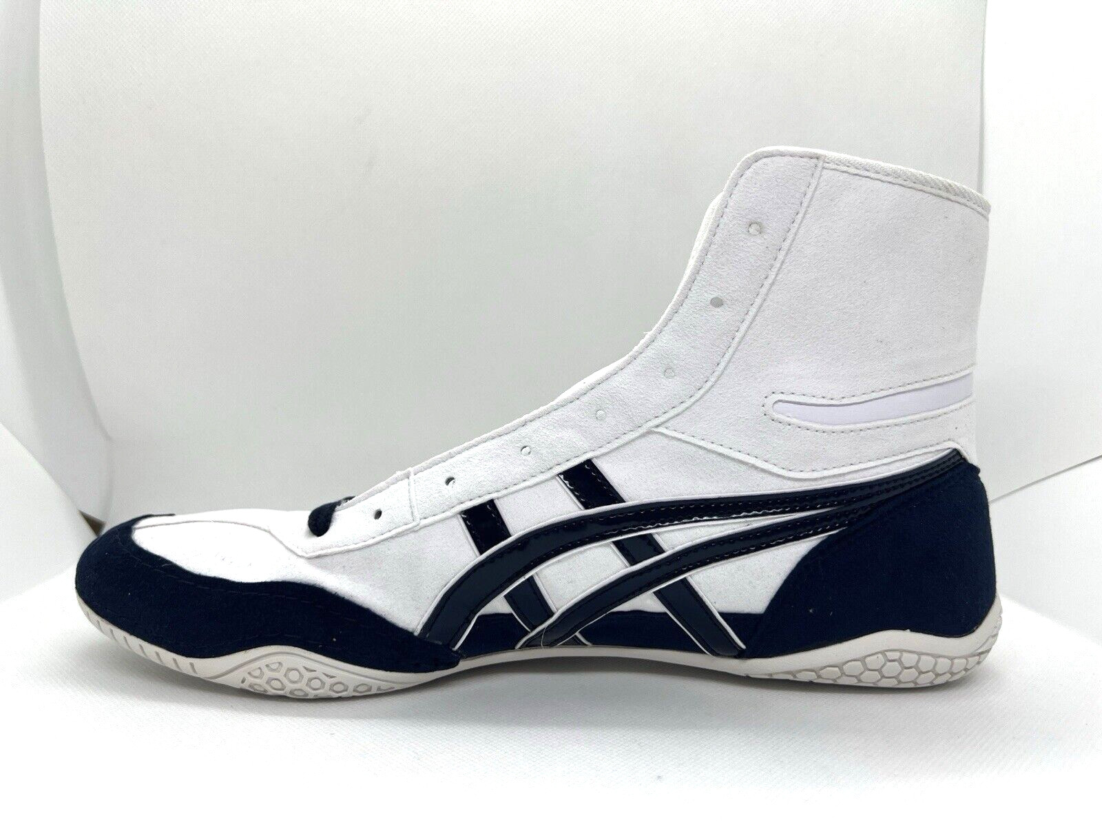 asics Boxing Wrestling Shoes White × Navy Navy Line White NEW EX-EO TWR900 Next