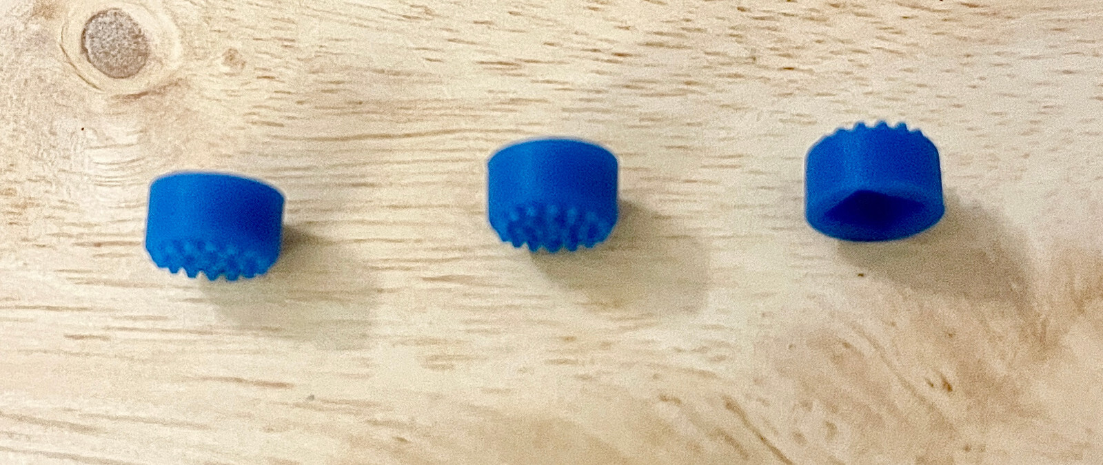 3-Pack Rubber Mouse Pointer Trackpoint BLUE Cap For HP/COMPAQ Laptop w/4mm peg