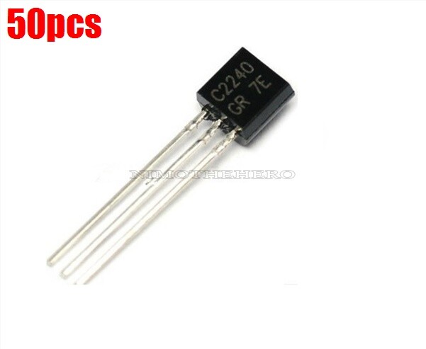 50Pcs 2SC2240 C2240 Toshiba Transistor TO-92 New Ic ei