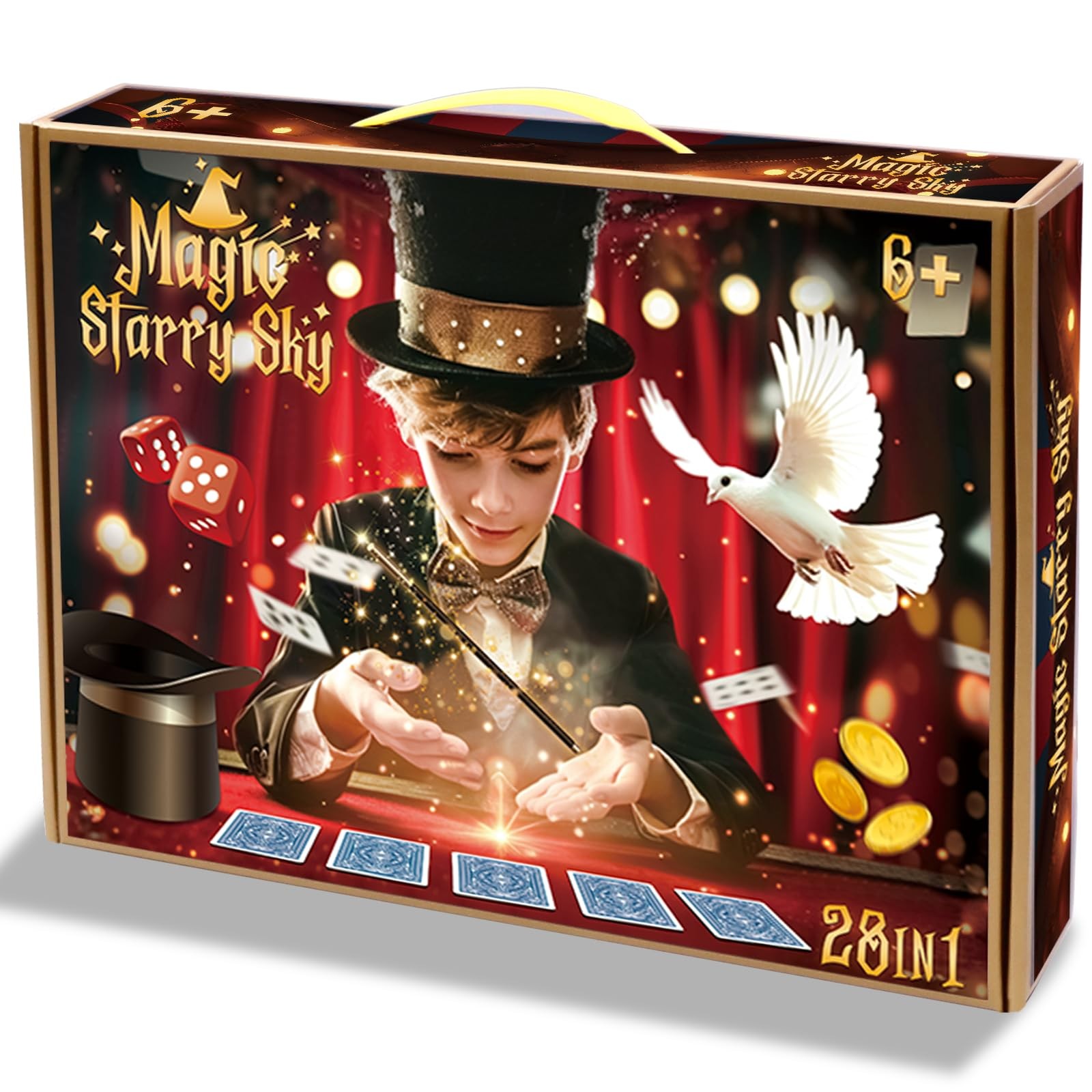 Magic Kit - 250+ for Beginner Tricks Show with Small, Colorful