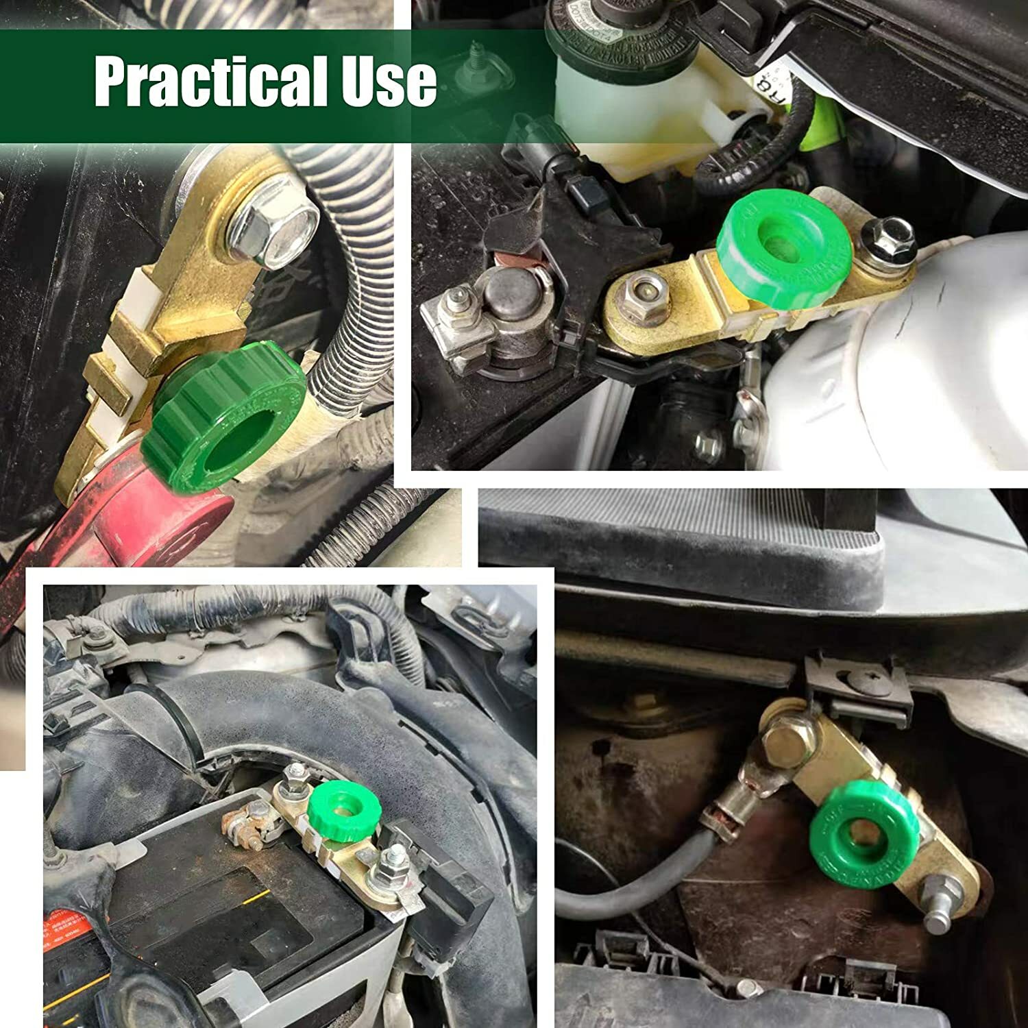 Auto Battery Link Terminal Quick Cut-off Disconnect Kill Shut Switch Side Post