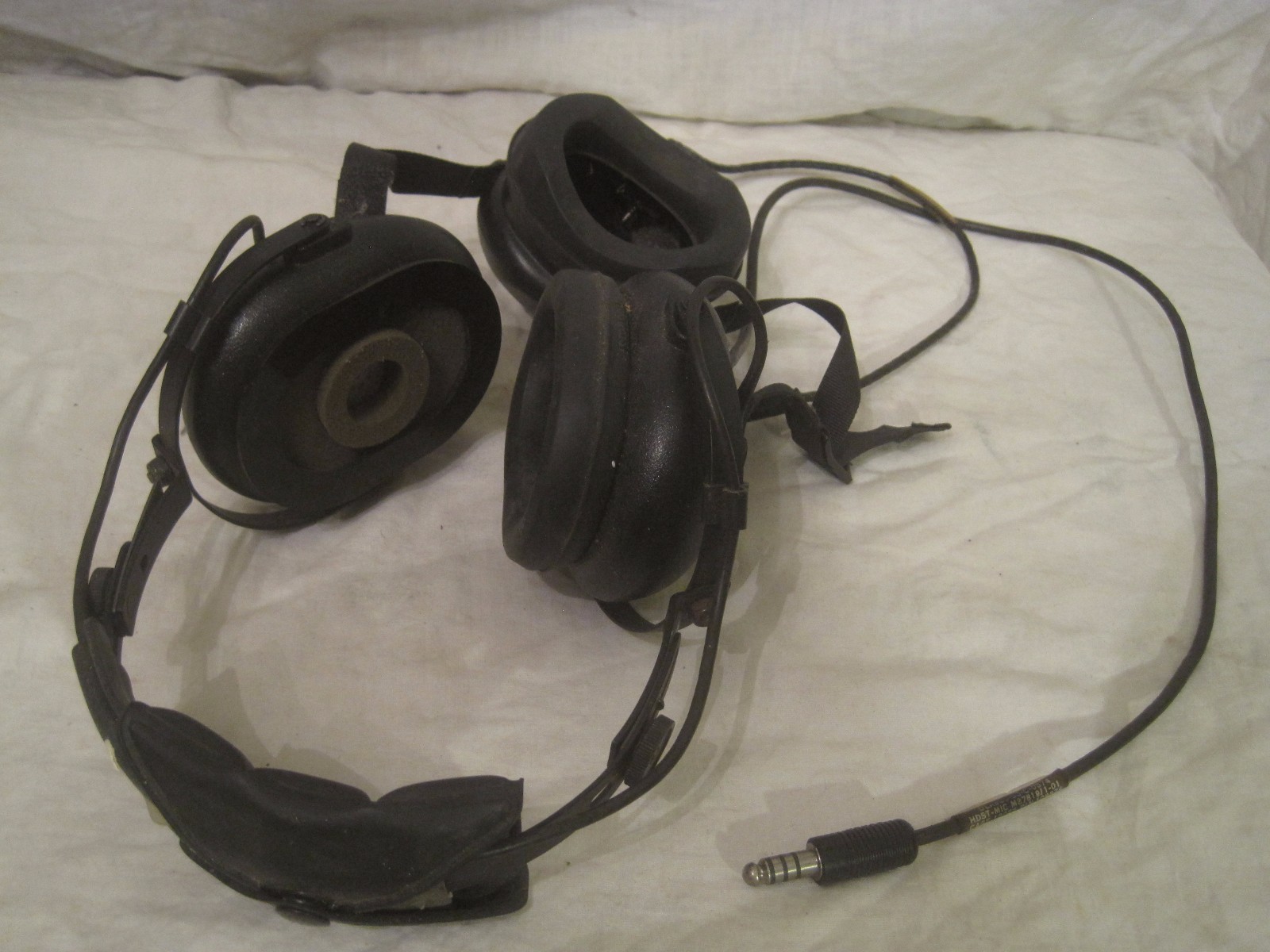 vintage Astrocom 10355-B headset communicator w/ Electro-Voice M169A microphone