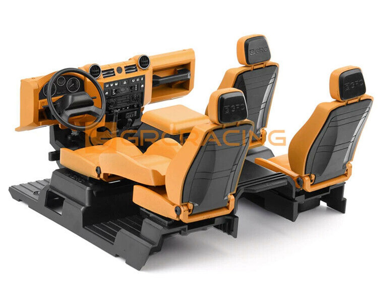 1/10 INTERIOR KIT COCKPIT Traxxas TRX -4 DEFENDER 4 Seater (BLACK/BROWN)