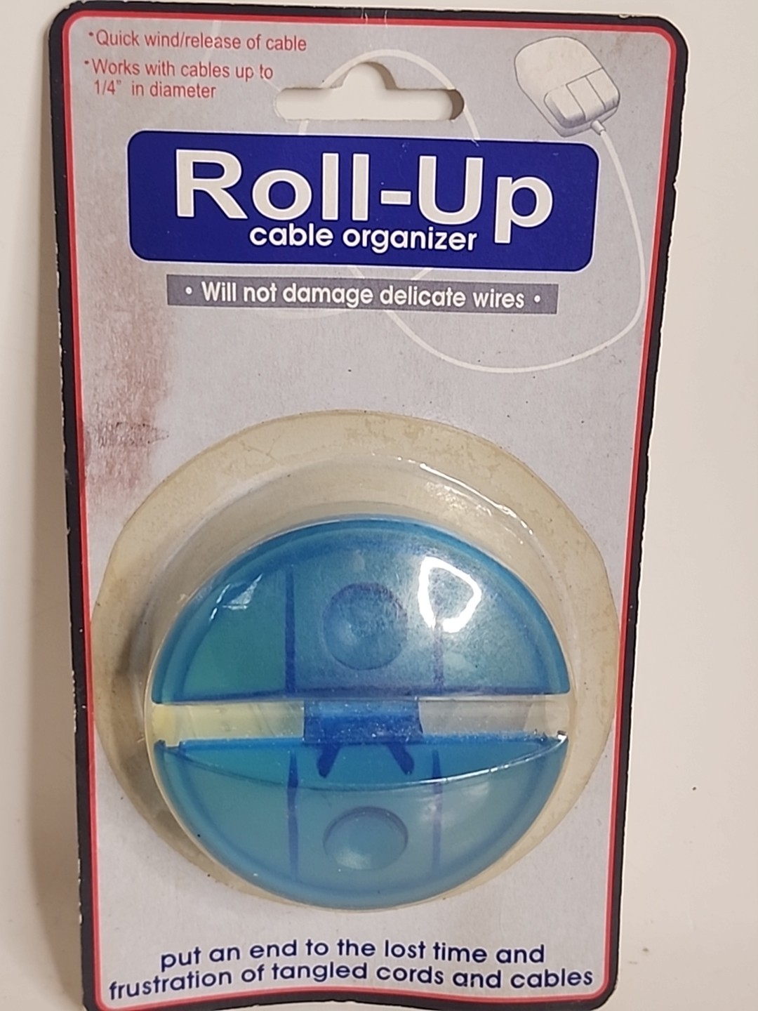Roll Up Cable organizer Blue AUCT#4173 (T143)