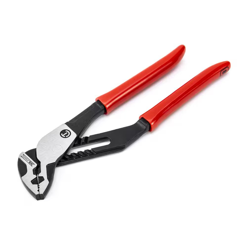 8 In. Z2 K9 Straight Jaw Tongue and Groove Dipped Grip Pliers
