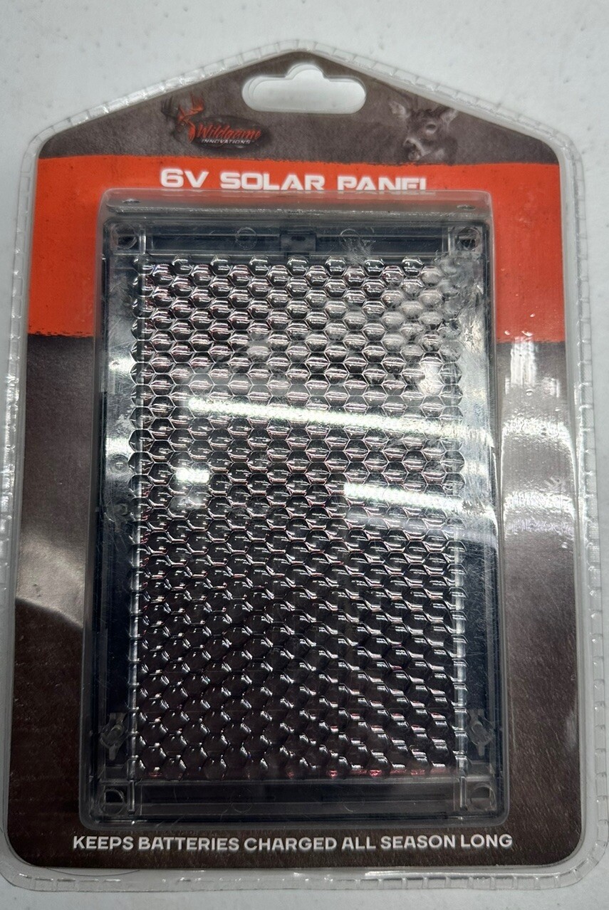 Wildgame Innovations 6 V/Volt Solar Panel Wild Game Feeder MDL# SP-6V1 Lo#EB50