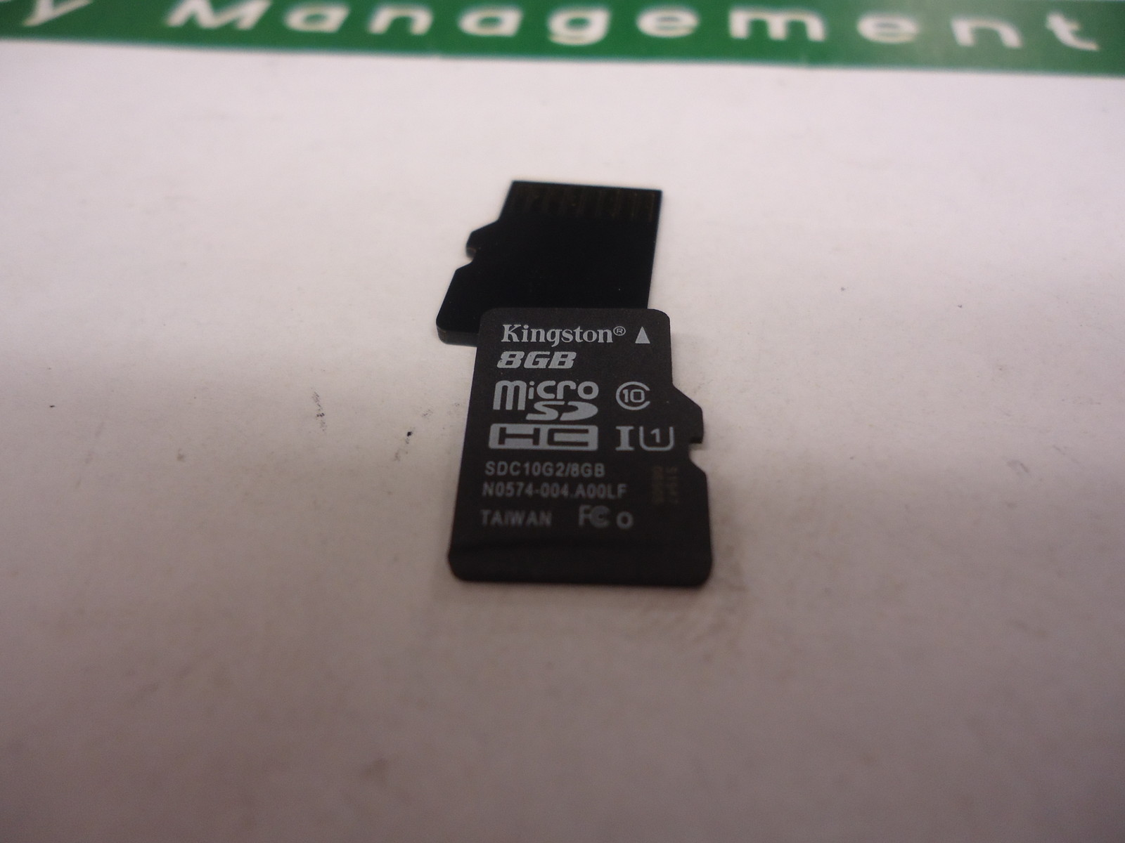 SDC10G2/8GB, Kngston, EVERSENSE SOFTWARE SD CARD, Slightly Used!