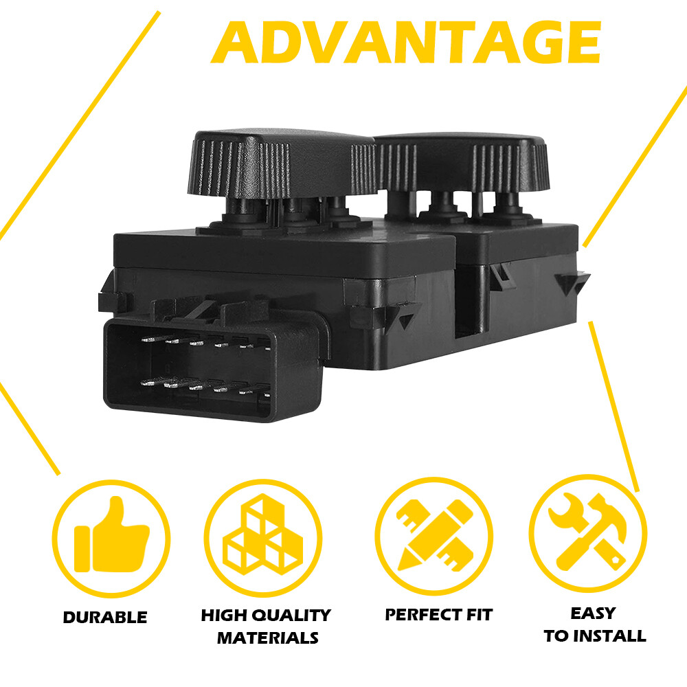 Driver Side Power Seat Switch For 1999-2006 GMC Sierra 1500 2500 3500 Waterproof