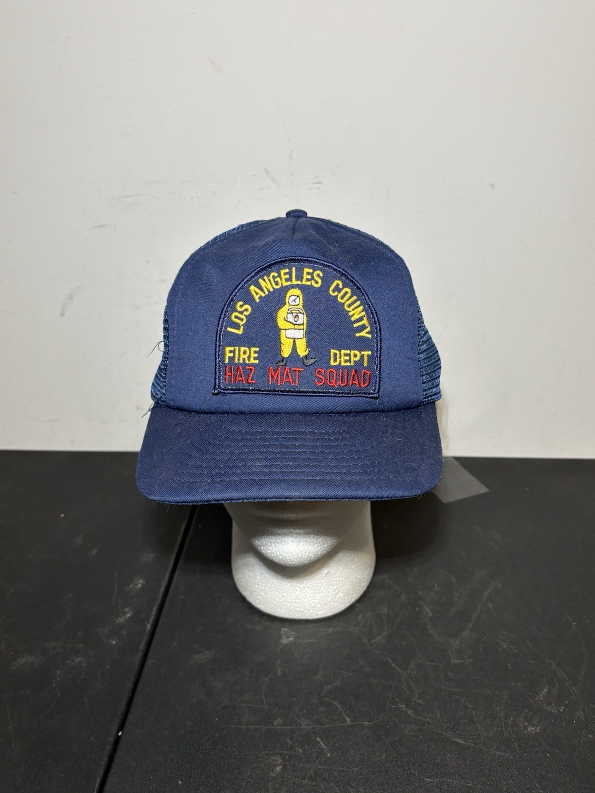 VTG Los Angeles County Fire Department Haz Mat Squad Hat Designer Award Headwear