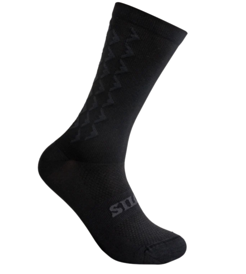Silca Everyday Aero Cycling Socks - Black - Large