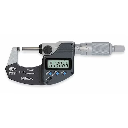 Mitutoyo 293-340-32Cal Digital Micrometer, 0 To 1", Cert, Ratchet